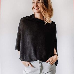 Elegant Black Women's Wrap